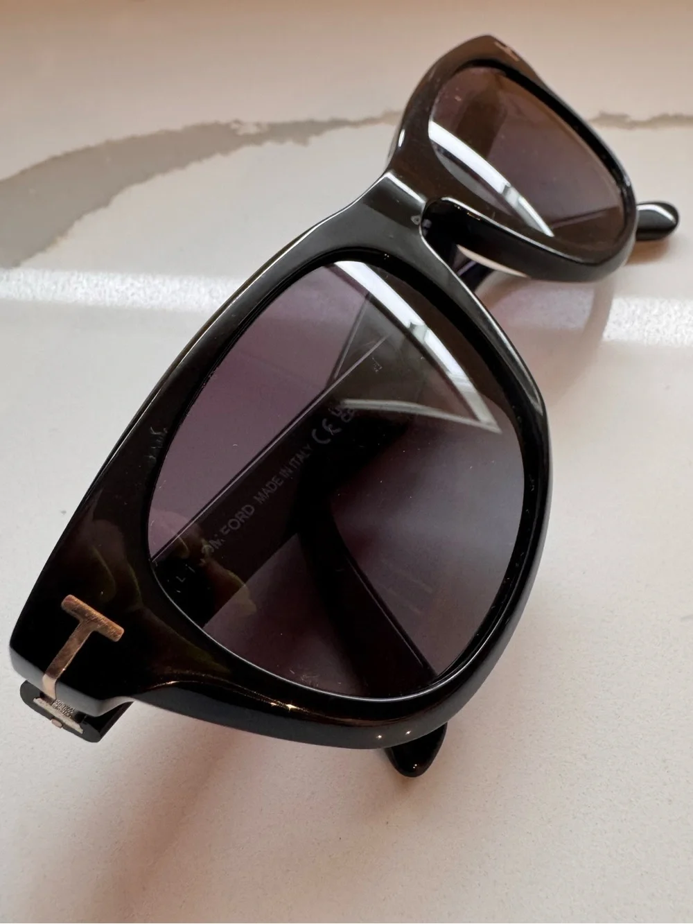🕶️ Tom Ford Kendel TF1076 Square Sunglasses Black